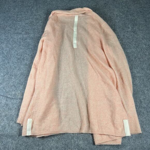 White + Warren Sweater Womens Small Trapeze Cardigan Coral Cashmere Luxury - Picture 7 of 7